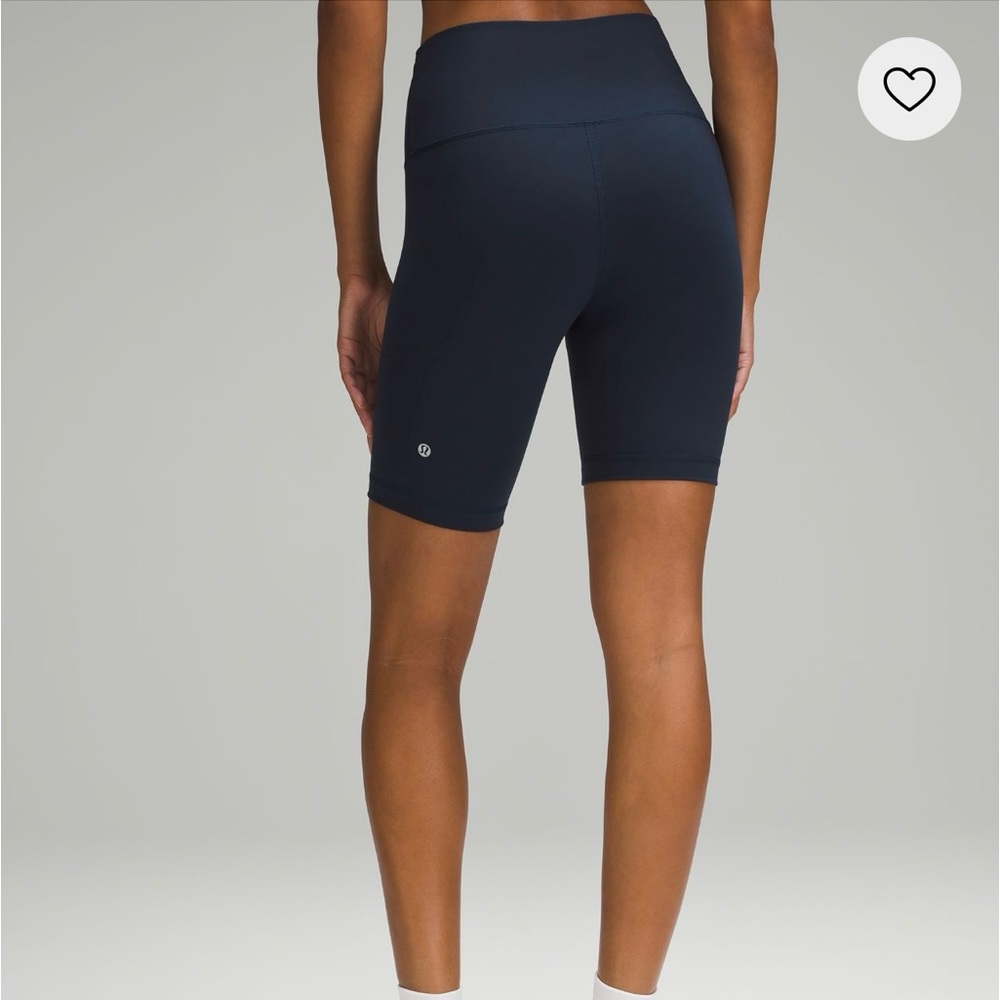 Lululemon Wunder High Rise Train 8” black shorts - Picture 2 of 6
